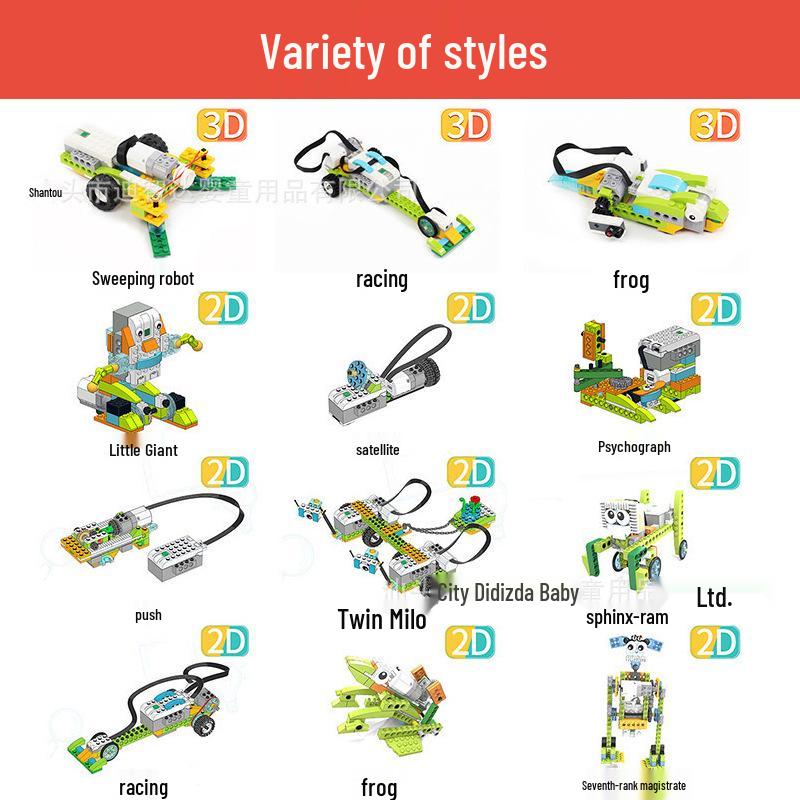 LEGO-Compatible Wedo 2.0 Programmable Robot Teaching Kit for Scratch 3.0