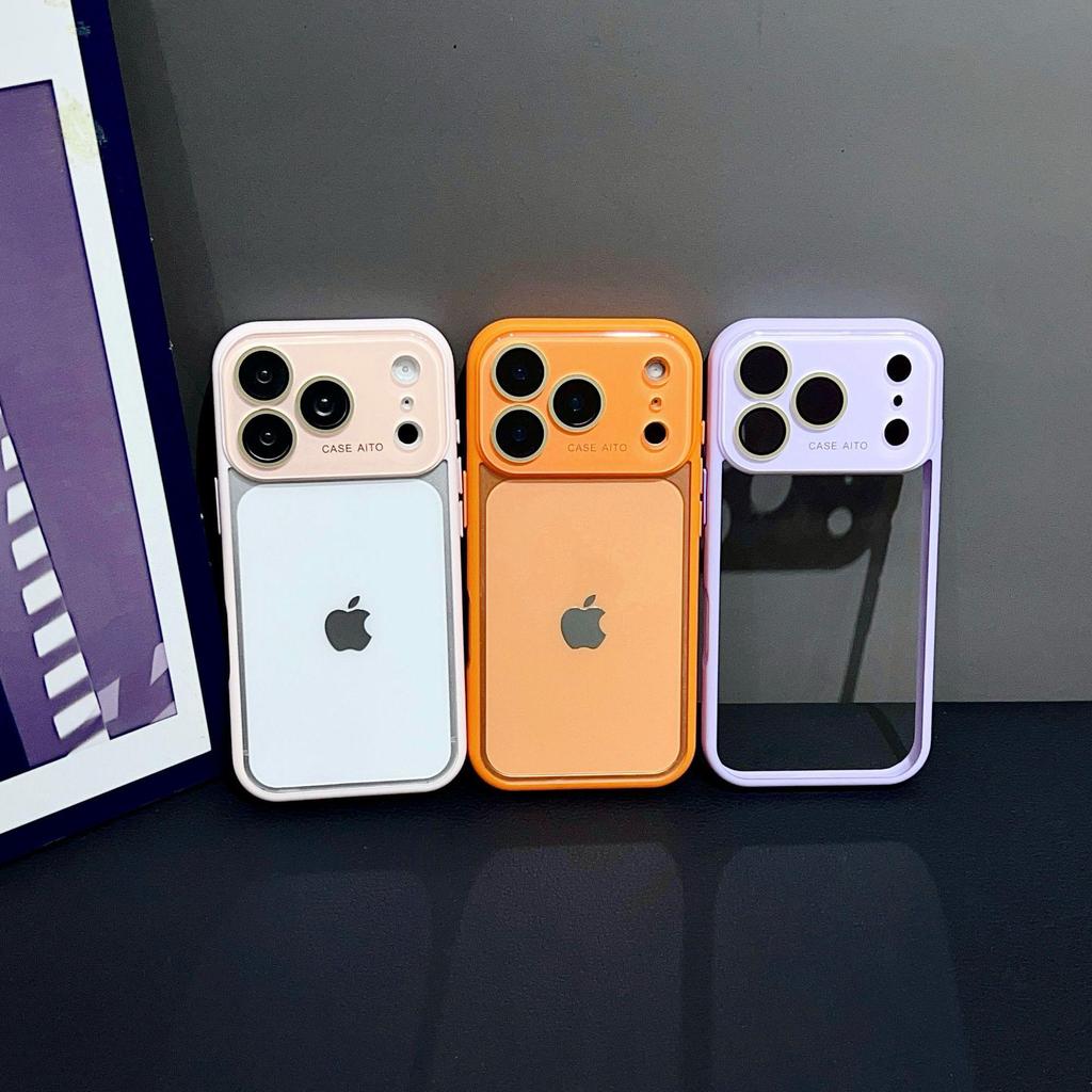 Transparent Apple 17 Pro Max Phone Case for iPhone 16/15: Simple & Protective Girly Cover