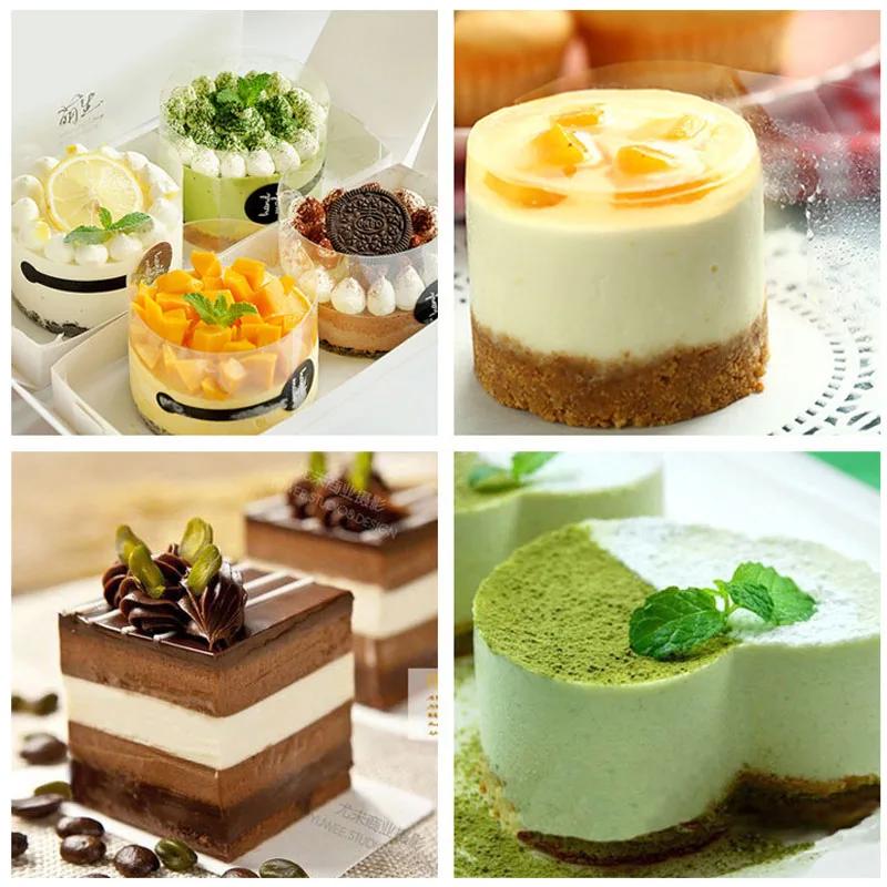 Transparent Clear Cake Baking Film Lining Rings Cake Decorating Mold Collar Kitchen Cake Wrapping Film Tape Surround Acetate