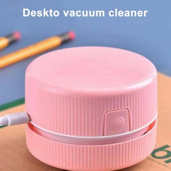 Desktop Vacuum Cleaner Portable Handheld Desk Cleaner for Crumbs Debris Pencil Shavings Snack Paper Eraser Dust Removal Tool