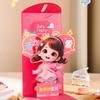 Segensworte 3D Kreative Rote Umschläge Rote Glückstasche Chinesisches Neujahr 3D Geldtasche 3D Bewegliches Papier Frühlingsfest