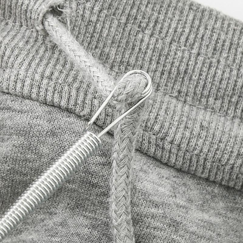Bendable Steel Cord Threading Tool For Drawstring Spring Threader Clip Flexible String Puller Home Sewing Essential