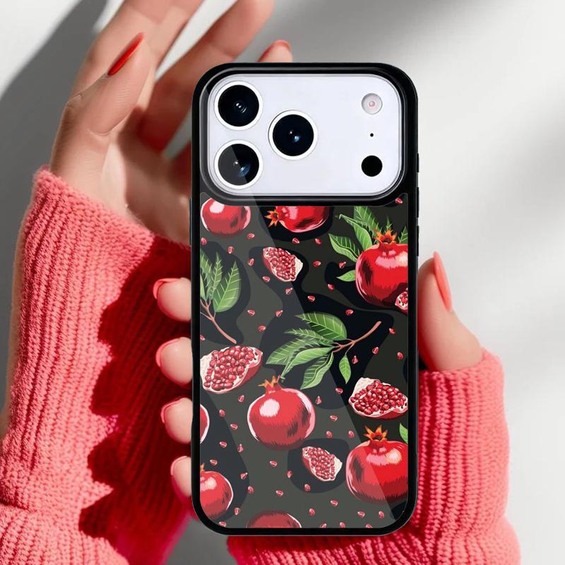 Summer fruit lemon peach pomegranate grapes Phone Case for iPhone 17 Air 16e 15 14 13 Pro Max Back Cover for 12 11 Pro Coque