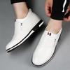 Men's business leather shoes casual shoes spring fashion soft-soled Doudou shoes lazy shoes leather shoes men