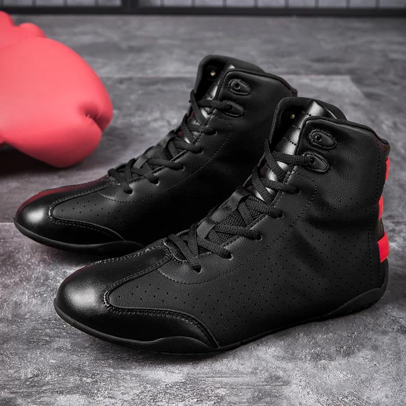 New Boxing Shoes Men Women Big Size 36-46 Luxury Boxing Sneakers Wrestling Footwears Quality Wrestling Shoes
