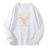 Men's Trendy Round Neck Hoodie - Plus Velvet, Autumn/Winter Style, American Brand, Perfect for Couples and Trendsetters.