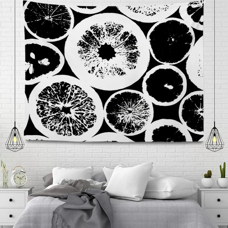 Office Living Room Tapestry Simple Line Geometric Pattern Hanging Cloth Home Wall Decoration Tapestry