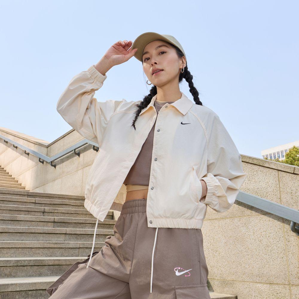Nike Jackets Women s Pink White Lapel Moderate Other S