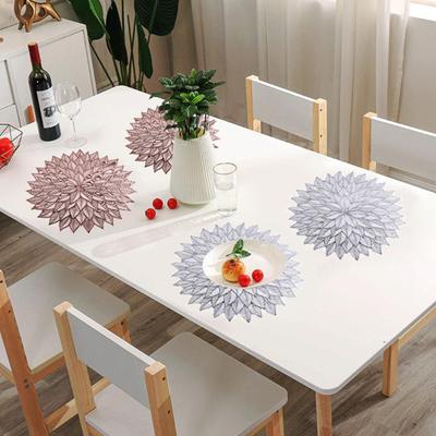 Table Placemat Creative Leaf-Shaped Placemat Dining Table Protection Mat for Home Kitchen Decoration