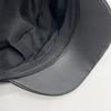New Solid Color PU Leather Octagonal Hat Retro Gentleman Style Beret Versatile