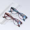 1Pc Stylish Floral Reading Glasses Urltra-Lightweight Design Eye Protection Women Flowers Elegant Comfort Fit Eyeglasses Vision Care +1.0~5.0