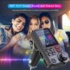 1.8 Inch Wireless Car Bluetooth FM Transmitter Aux Supports QC3.0 Charging Treble and Bass Sound Music Player