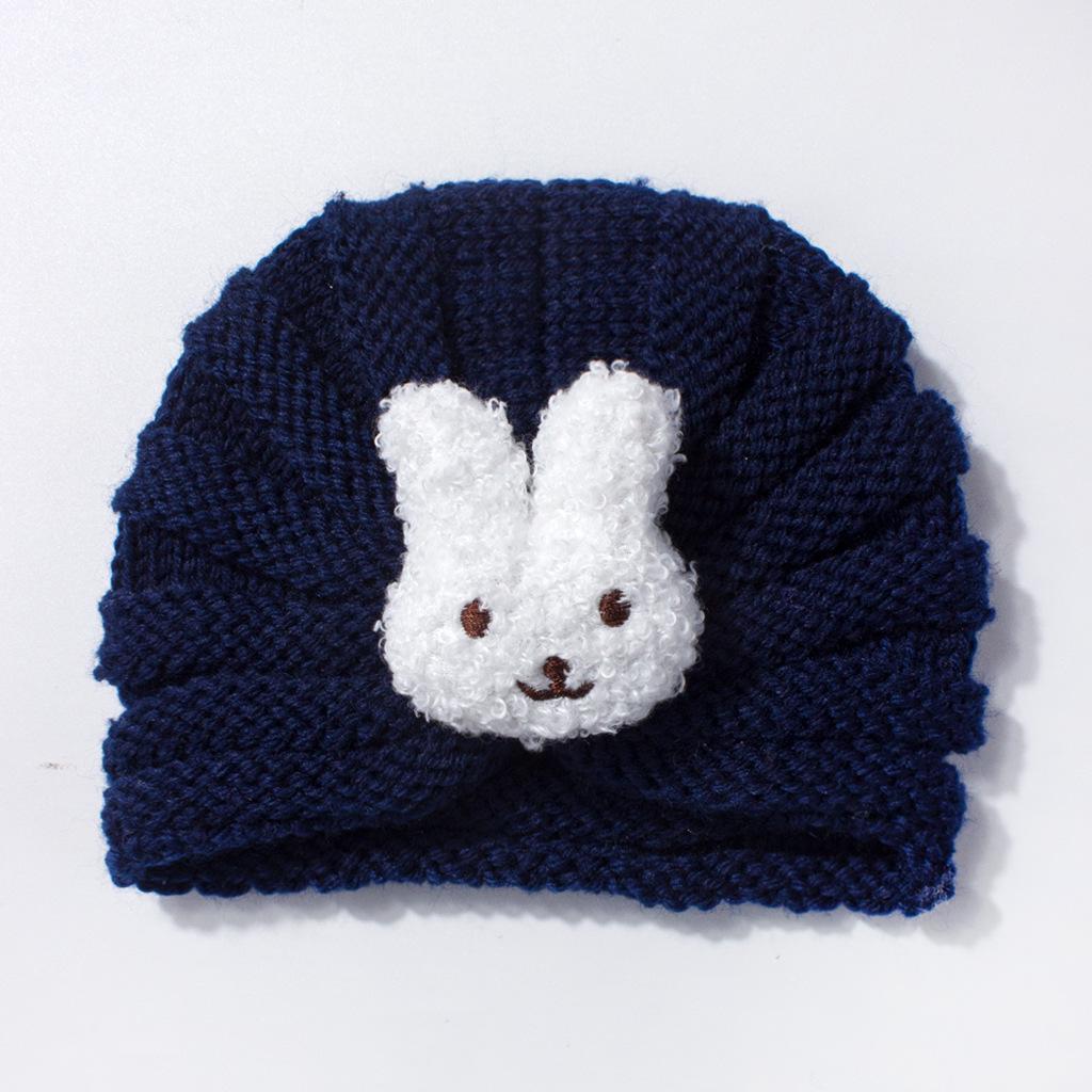 European & American Kids  Knit Wool Winter Hat - Cute Rabbit Cartoon Beanie