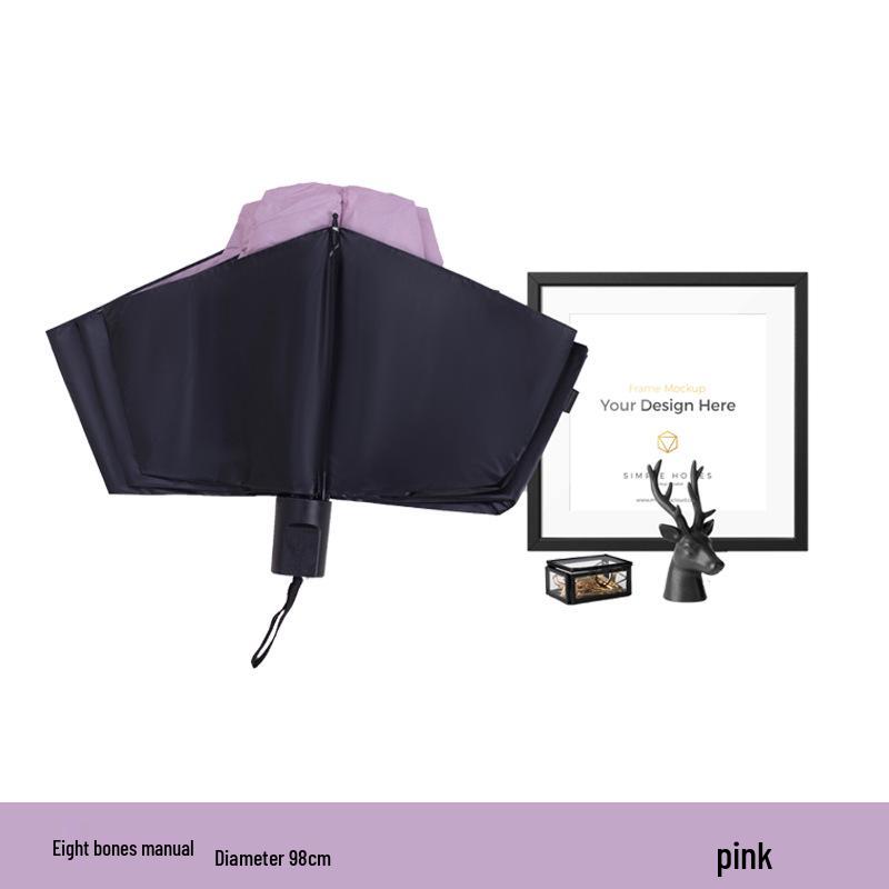 Dámský extra velký automatický deštník - Anti-UV, ochrana proti slunci do deště i do slunce