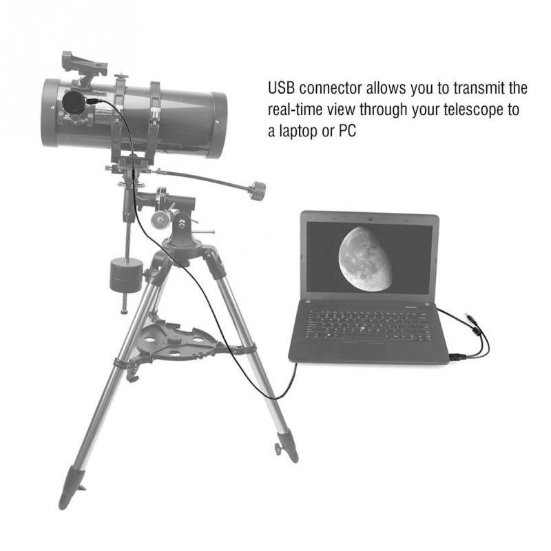 1.25 Inch Telescope Eyepiece Microscope Eyepiece with USB PC Camera Electronic Eyepiece for Astronomy Telescope Microscope Black 1.25 Inch Telescope Eyepiece Microscope Eyepiece with USB PC Camera Electronic Eyepiece for Astronomy Telescope Microscope Black