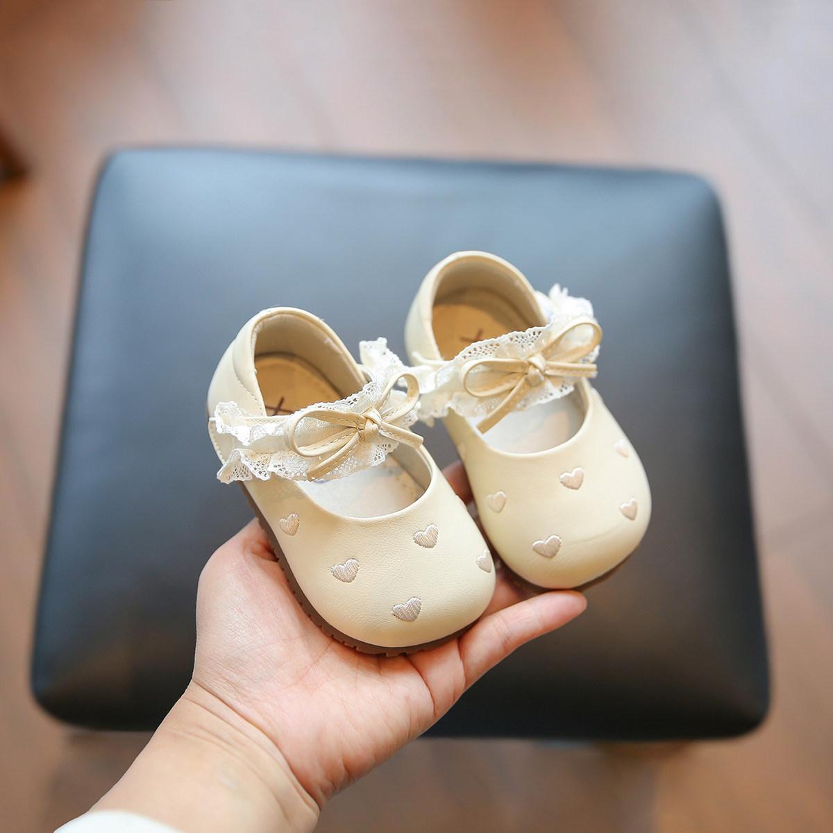 Soft-soled Leather Shoes, Toddler Shoes, Anti-slip Girls  Shoes 15
