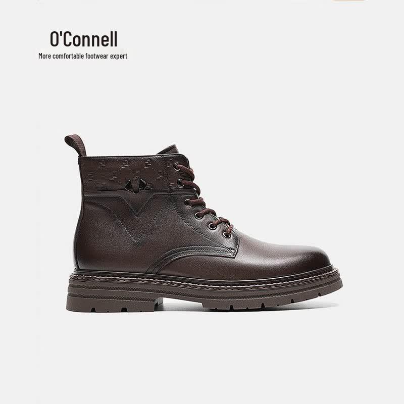Aokang Men s Lace-up Martin Boots 40