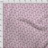oneOone Georgette Viscose Dark Magenta Fabric Block Dress Material Fabric Print Fabric By The Yard 42 Inch