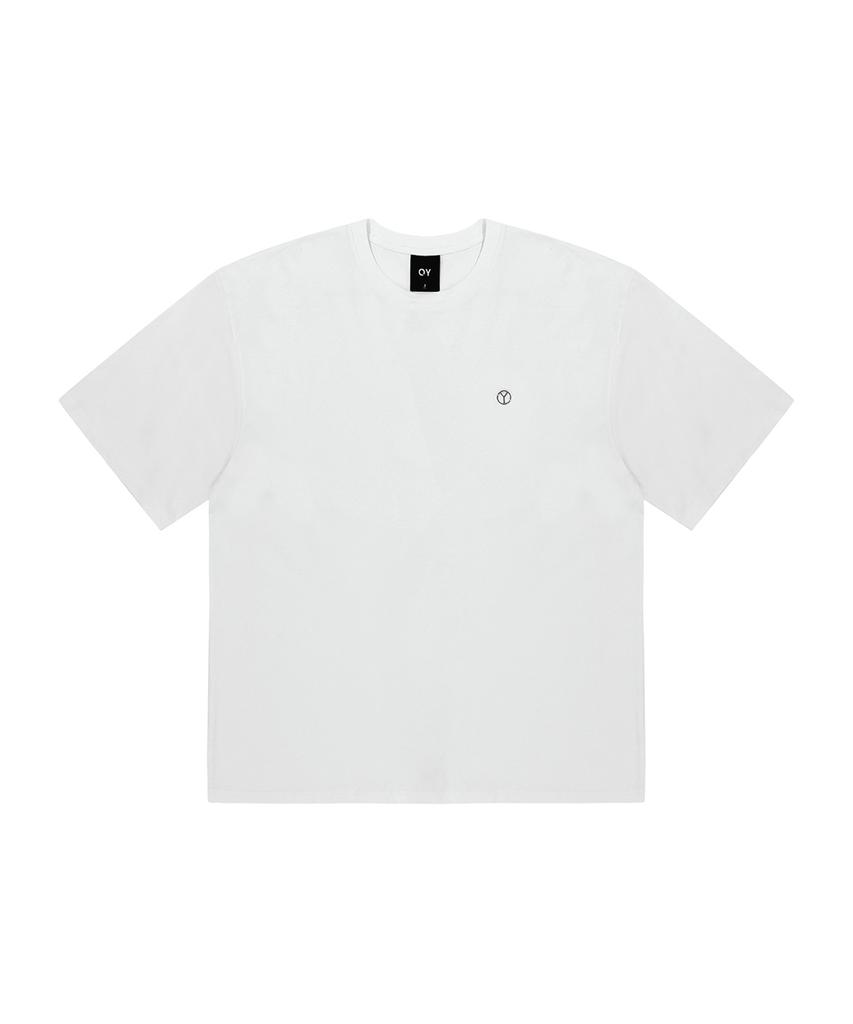 Opeunyadeu(Owai) Back Metal Zipper Logo T-White