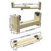2 Styles Wood Material DIY Bracelet Knitting Tool Jig Bracelet Maker Wood Paracord Making Wristband Knitting Tool