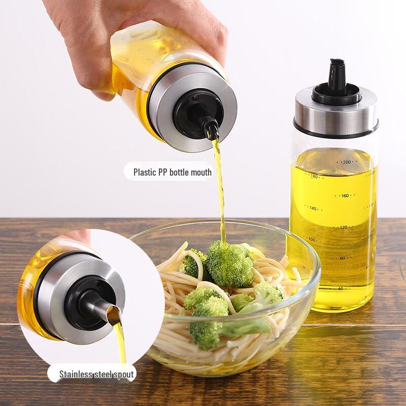 Controlled Pour Oil and Vinegar Dispenser Bottle