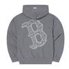 MLB Boston Red Sox Breathable Casual Hoodie Unisex Hoodies 3AHDB0654-43MGD