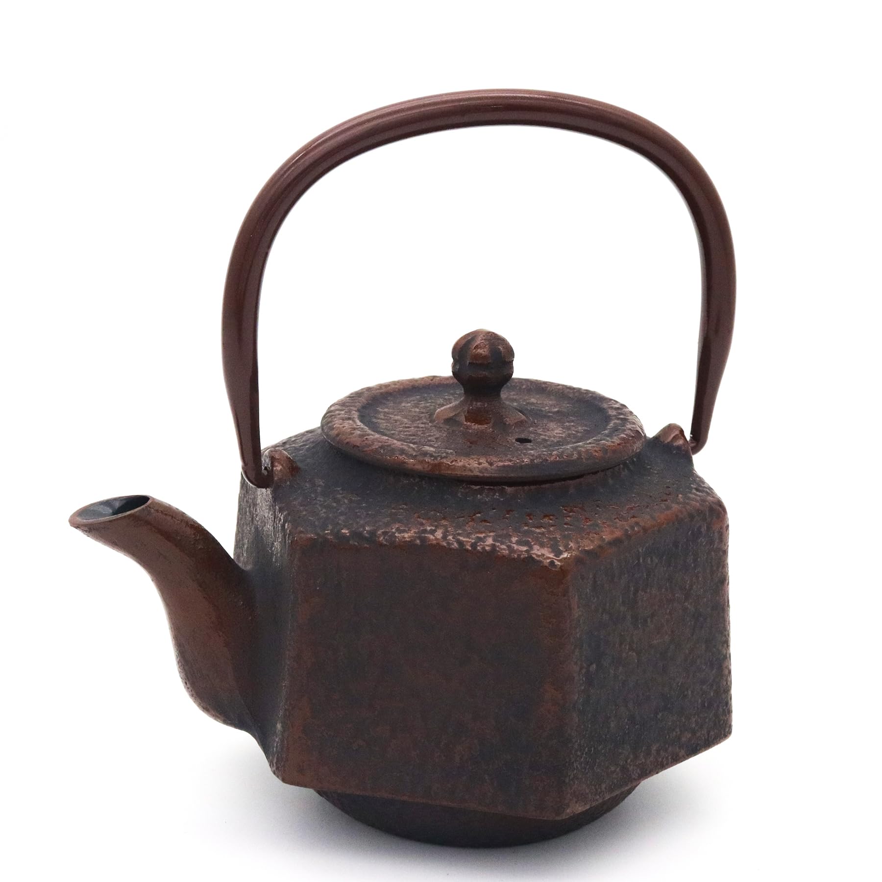 

Чугунный чайник Нанбу, Шестигранный дизайн Рикю, 0,5 литра (с ситечком для чая), Префектура Иватэ, Япония, Традиционное ремесло