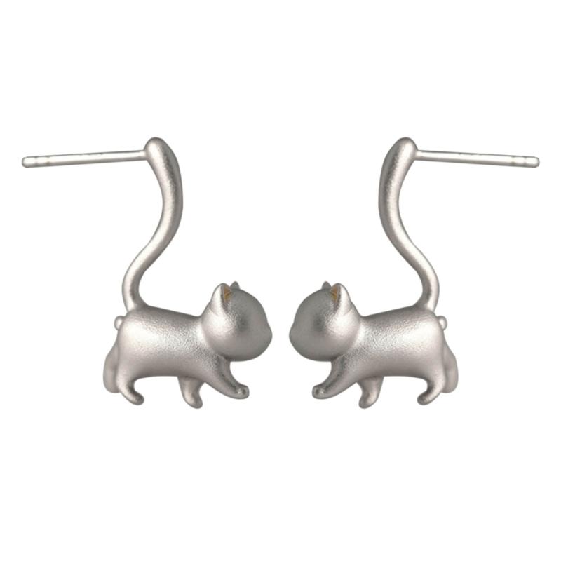 

Cat Studs Earrings Y2K Style Ear Studs Party Jewelry Alloy Material Cat Ear Pins Perfect Gift for Women Girls Teens 1