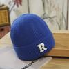 Hat Women's Winter New Korean Version Wool Hat Student Letters Warm Knitted Hat Versatile Cold Hat Men