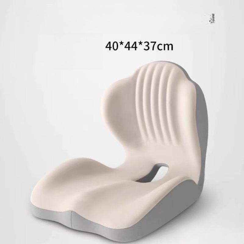 Memory Foam Integrated Seat Cushion Ergonomic Waist Support Pillow for Office Long Sitting Posture Correction белый 10280₽