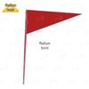 Athletics Red Triangle Marker Flag