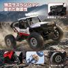 DEERC Scale 4WD Remote Control Operation LED Spray Function 40m Operating Birthday Domestically DE125 1/16 Car, 60-Minute Time, Lights, (2 units),