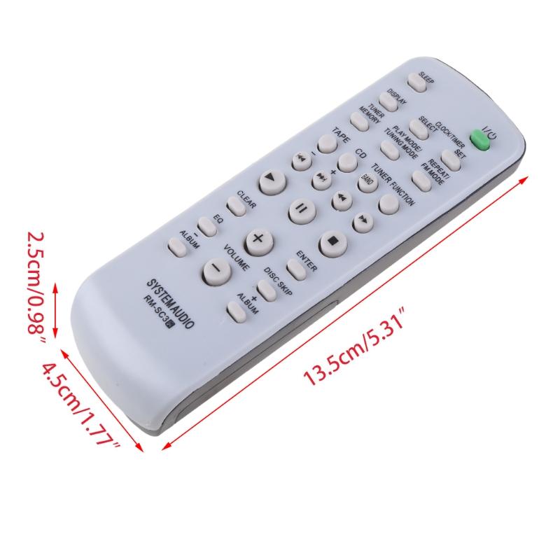 Suitable for RM-SC30 RM-SC31RM-SC50 RM-SC55 MHC-RG222 MHC-RG221 MHC-RG222 Remote Control