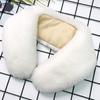 Winter Fake Collar Soft Cozy Faux Fur Solid Color Windproof Warm Thickened Lightweight Fluffy Neck Protection Decorative Neck Warmer Neck Wrap