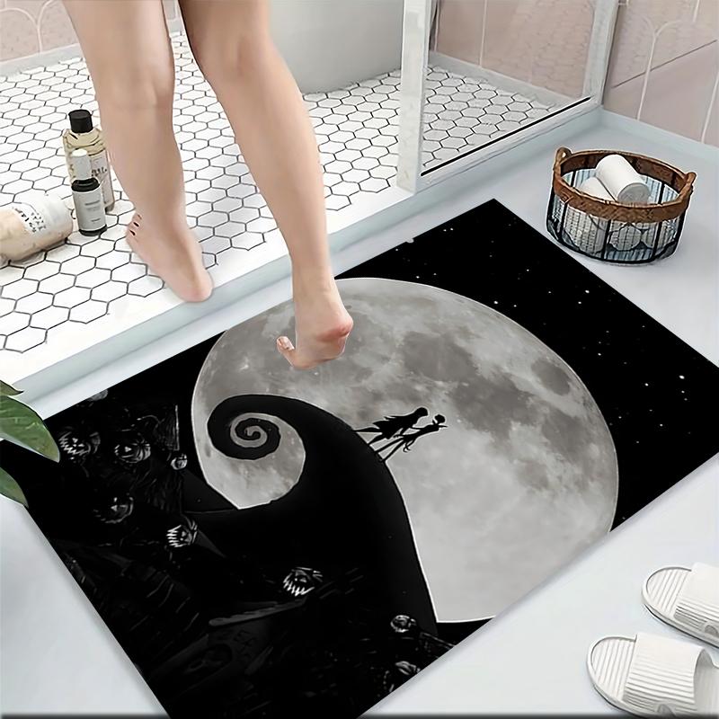 Nightmare Before Christmas Carpet Rug Soft Washable Anti Slip Home Living Room Sofa Mats Personalized Christmas Rug
