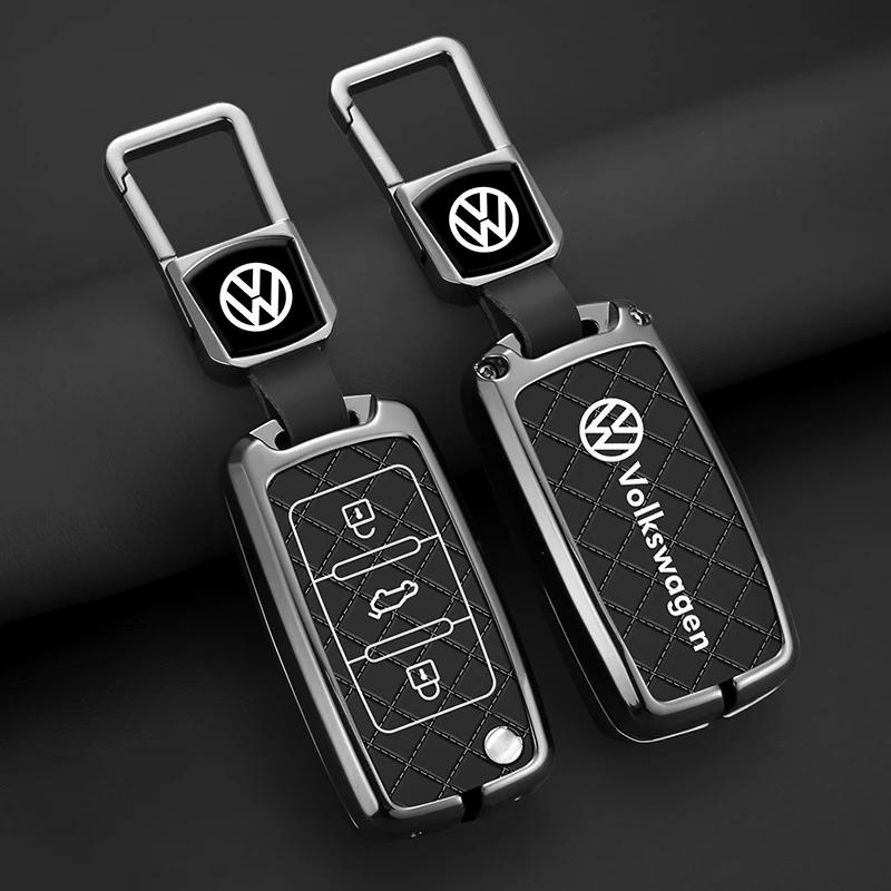 

For VW Zinc Alloy Car Key Case Cover Keyless Shell For Volkswagen VW Polo Tiguan Golf Jetta Beetle Eos Scirocco Up Transporter