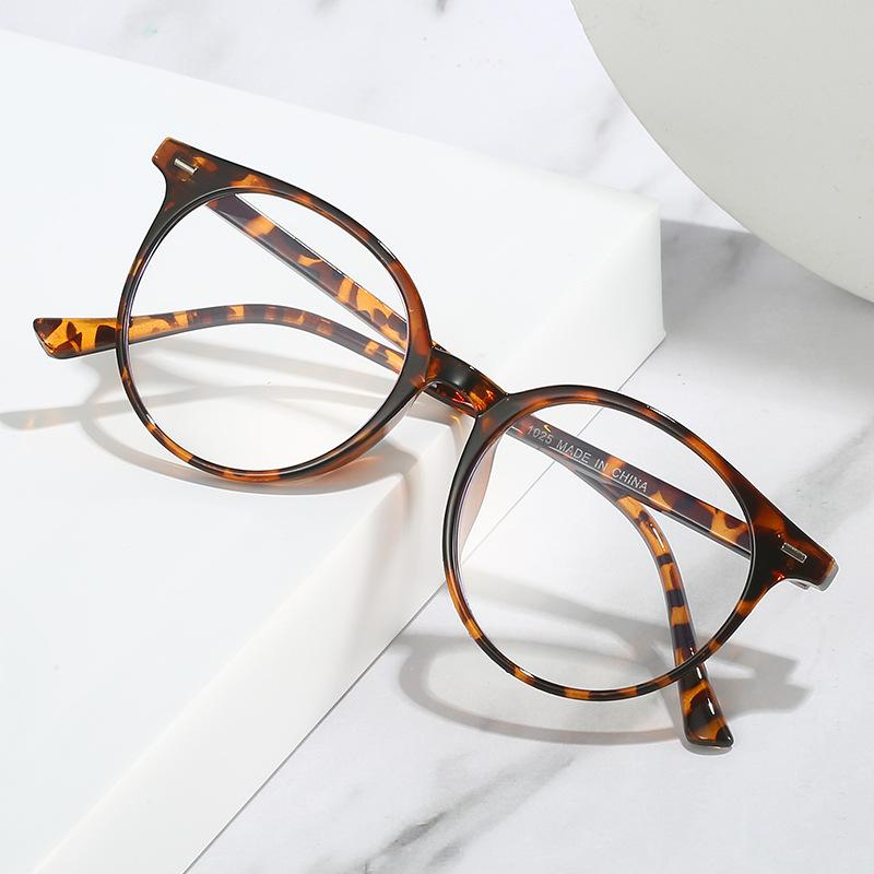 Bao Ge Glasses "Farewell Beauty" Plain Glasses | Retro Round Frame Modified Face Flat Light Plain Artifact