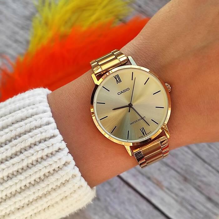 Zegarek Damski Casio Ltp-Vt01G-9B + Box (Zd613H)
