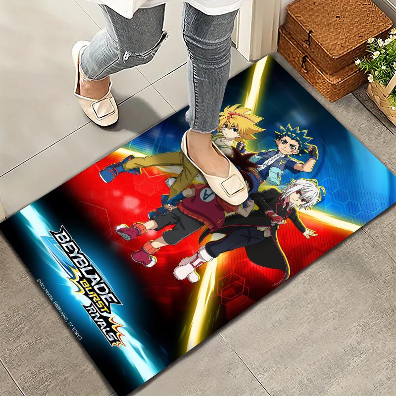 Beyblade Carpet Rug for Living Room Bedroom Home Sofa Decoration,Kids play Nonslip Floor Mat