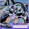 AEBY For Dolphin Surf Mini -2025 Steering Wheel Buttons Frame Cover Stickers Left And Left Buttons On The Steering Wheel