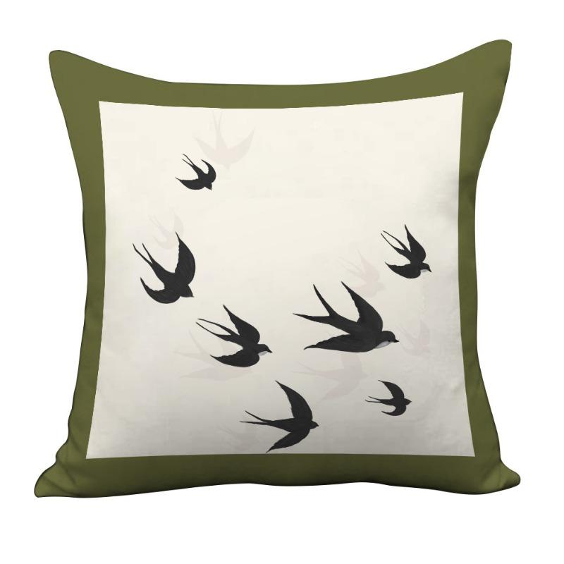 Nordic Retro Light Luxury High-end Pillowcase Living Room Bedside Sofa Pillow Bedroom Cushion Pillow Case