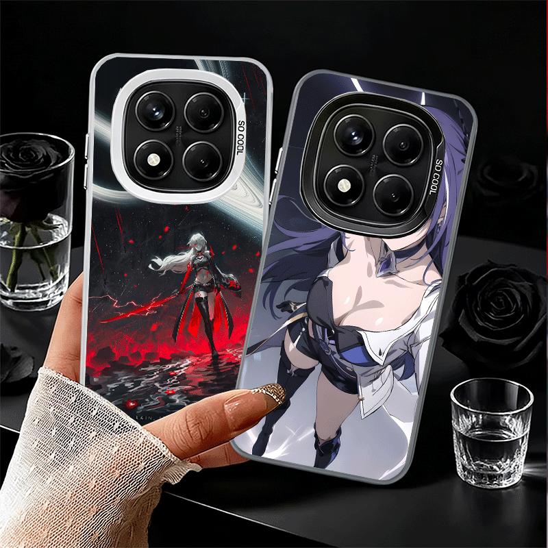 Honkai Star Rail Acheron Soft Phone Case for Xiaomi Redmi Note 13 14 15 Pro Plus 12S 12 11S 11 11T 10S 10 Shockproof Cover Back