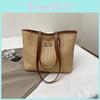 Large Woven Rattan Shoulder Bag Featuring Inner Pockets For Street Style