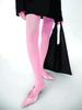 Women'S Pink Velvet Tights - Office Softness Redefined Plush Fine-Knit For A Confidently Feminine Commute Or Day Out