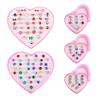 12/36PCS/set Adjustable Kids Rings Jewelry Cartoon Crystal Animal Alloy Open Finger Ring For Children Girls Birthday Party Gift