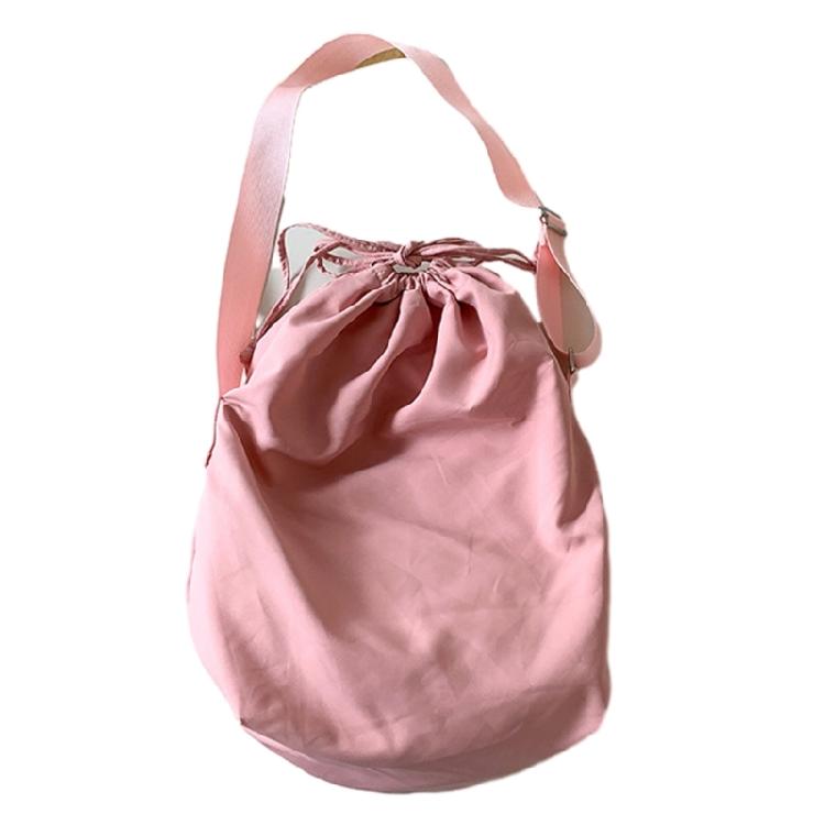 Drawstring Crossbody Shoulder Bag Simple Fashion Bag Versatile Bag Nylon Bags