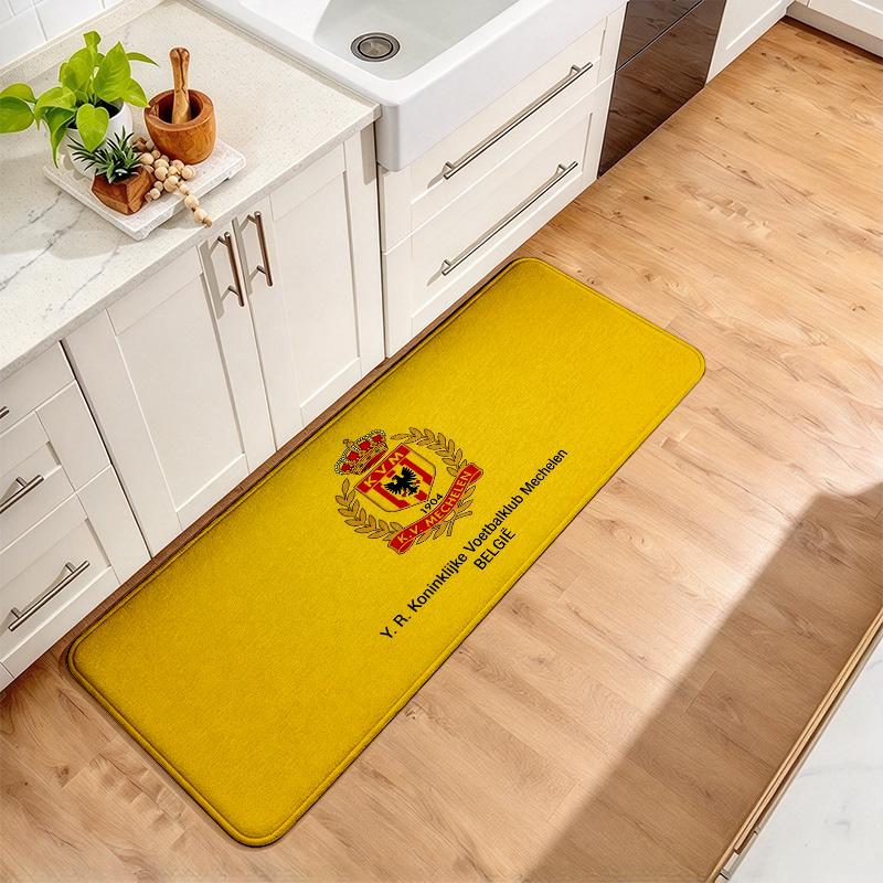 Kv Mechelen Flannel Kitchen Mat Christmas Soft Area Rug Non Slip Floor Carpet Home Decoration