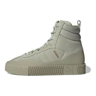 Zapatillas Samba Boot Verde Halo Mujer Pluma-Gris GZ8108