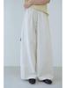 Ou Fan High-Waisted Wide-Leg Tencel Cotton Pants - Summer Style Women's Casual Loose-Fit 