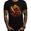 Michael Myers Horror Movie TShirt DEAD BY DAYLIGHT Role Tshirt Classic Horror Characters Tee Men Summer Oneck Hot Sale Tops